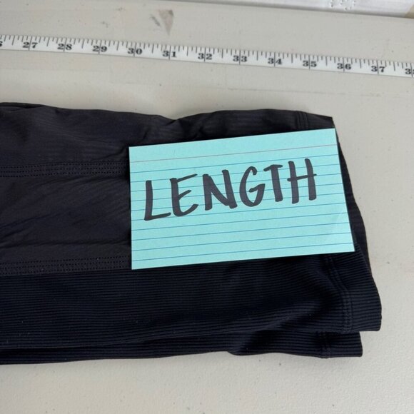 Lululemon Dance Studio Mid-Rise Elastic Waist Cropped Black Relaxed Pants Size 6 - Picture 10 of 12